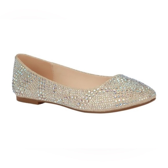 D!D!Fu Shoes Womens Ballet Rhinestone Crystals Flats Mary Jane  Size 7.5US NEW - Picture 1 of 7